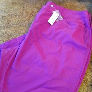 20W VIVID PURPLE LANE BRYANT CAPRI'S
